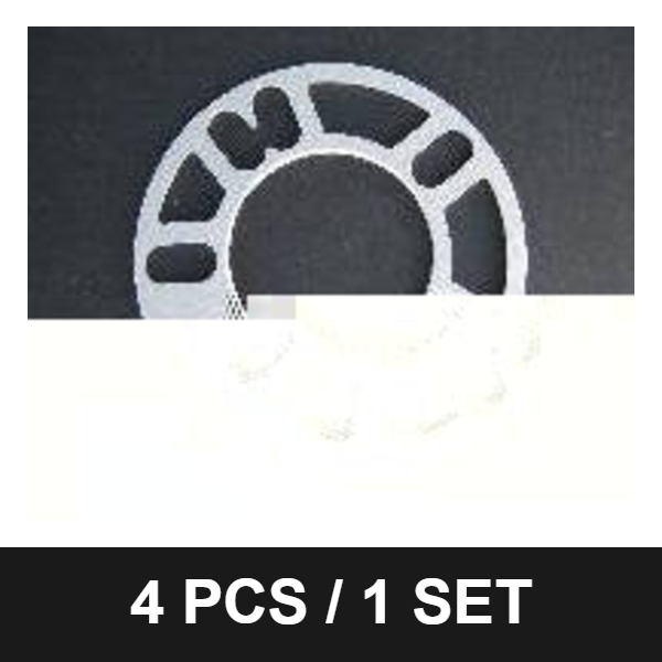 WS-100 3mm Universal Wheel Spacer - 4 & 5 Lug Multi-Fit, 78mm ID, 151mm OD