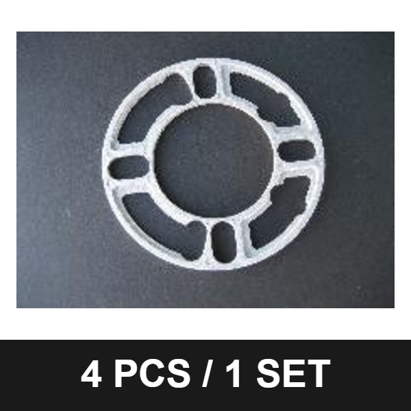 WS-109 5mm Universal Wheel Spacer - 4 & 5 Lug Multi-Fit, 78mm ID, 143mm OD