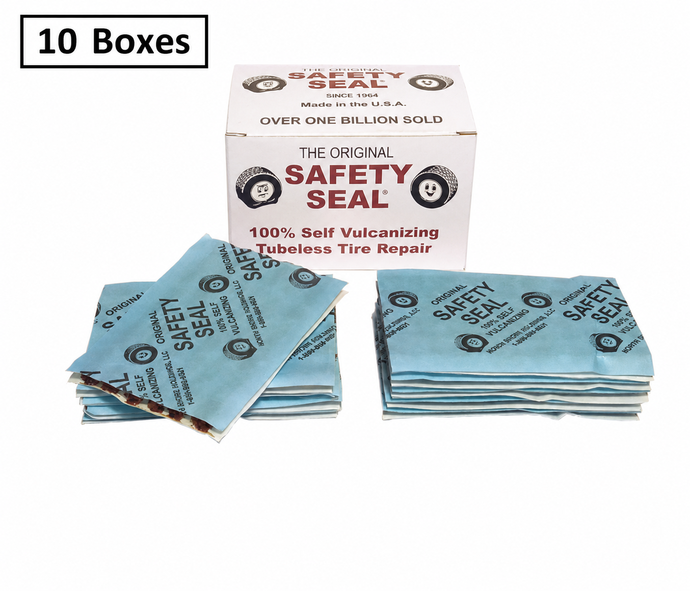 Safety Seal  4" Tire Plugs tire repair brown, Box 60 plugs