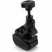 Black joystick-like control device on a white background