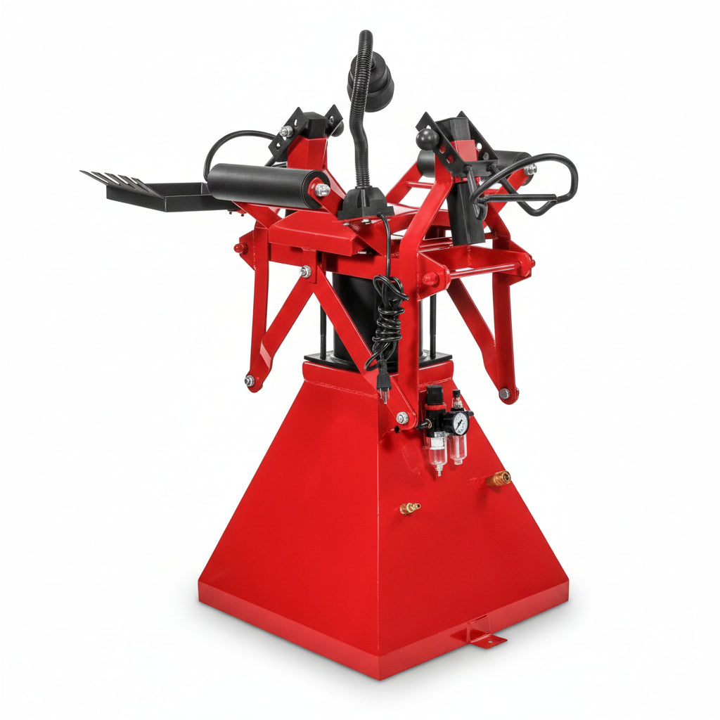 Air-Operated Tire Spreader - Pedestal Repair Stand for Passenger & Light-Truck Tires