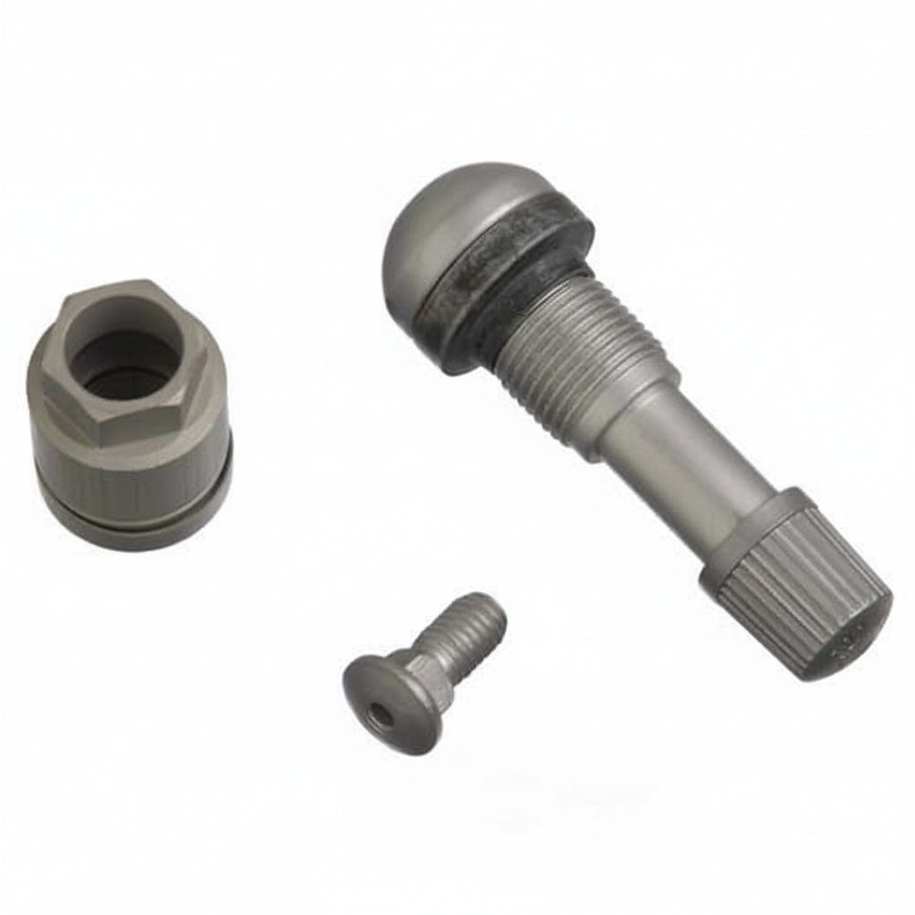 TPMS Valve Stem Kit 20036 - Snap-In Style Chrome Finish
