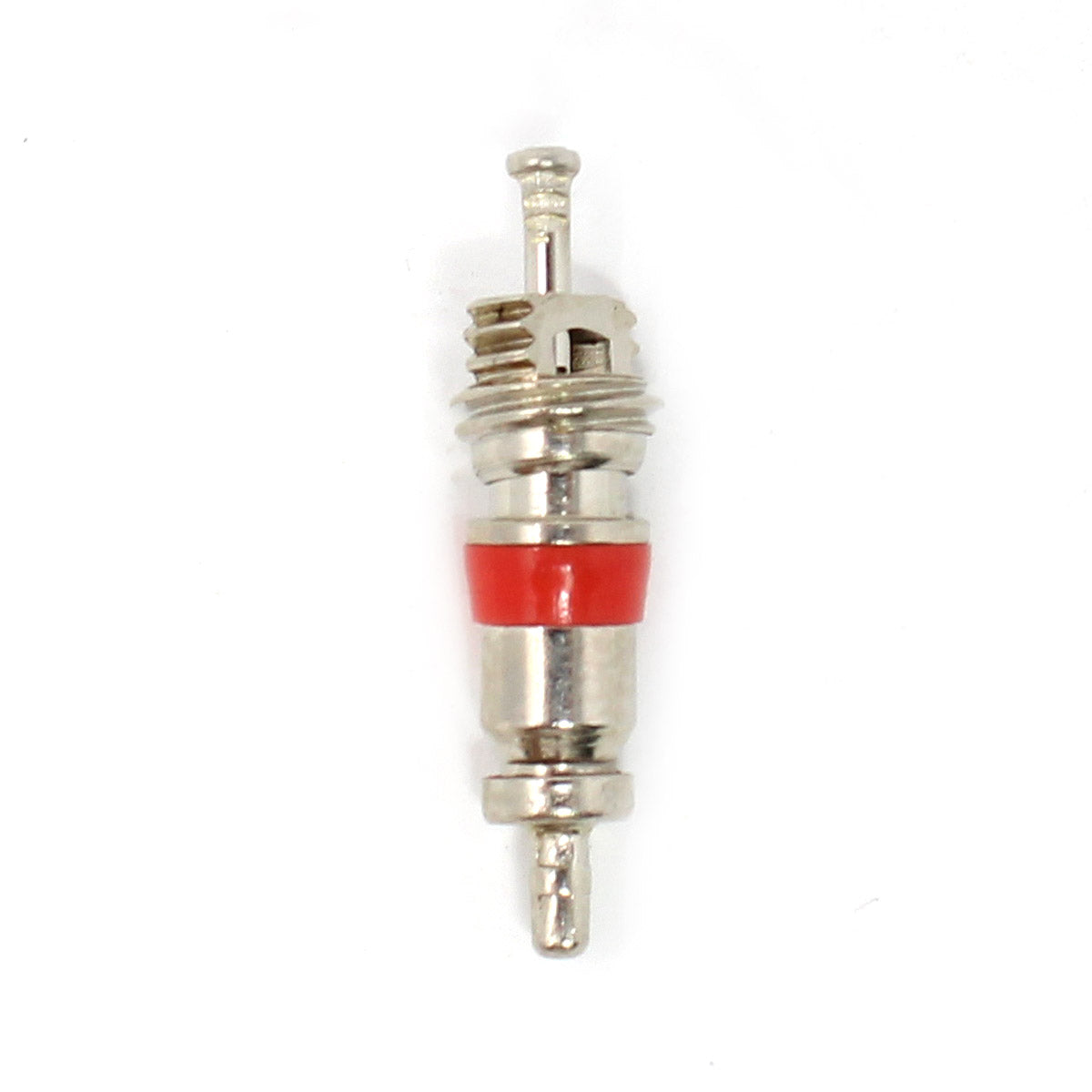 VC01 Nickel-Plated Valve Core - Red Seal High-Temp TPMS Core, 0.305"-32 Thread (100-Pack)