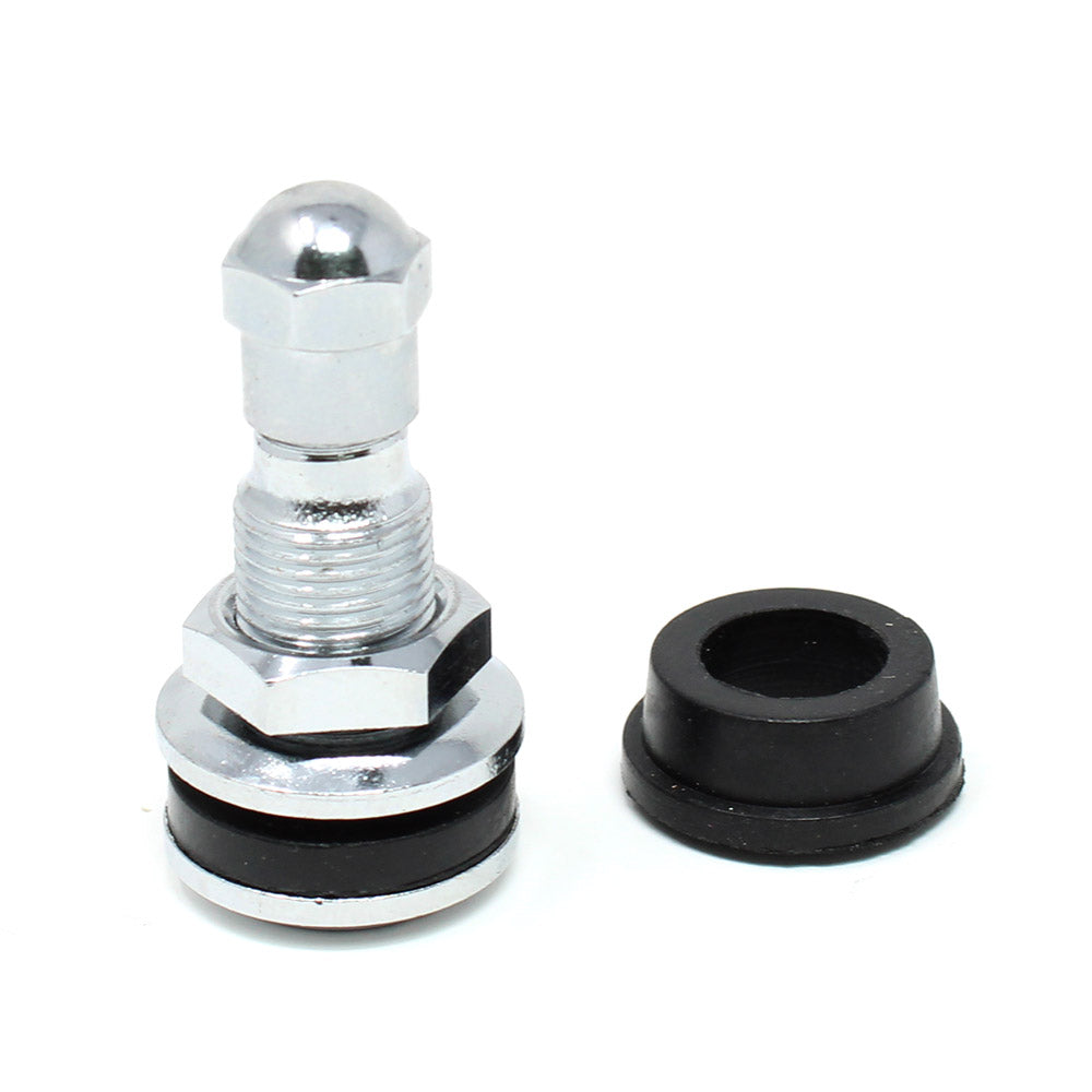 TR416 Metal Clamp-In Valve Stem - 1.25" for 0.453" or 0.625" Rim Holes