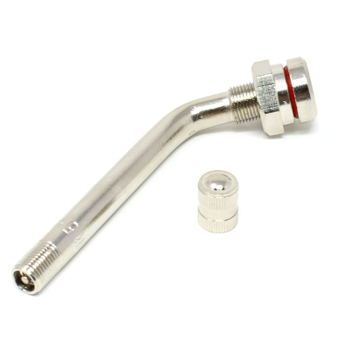 TR545D Clamp-In Valve Stem - 60° Bend for 9.7mm Valve Holes (Dual Wheel Applications)