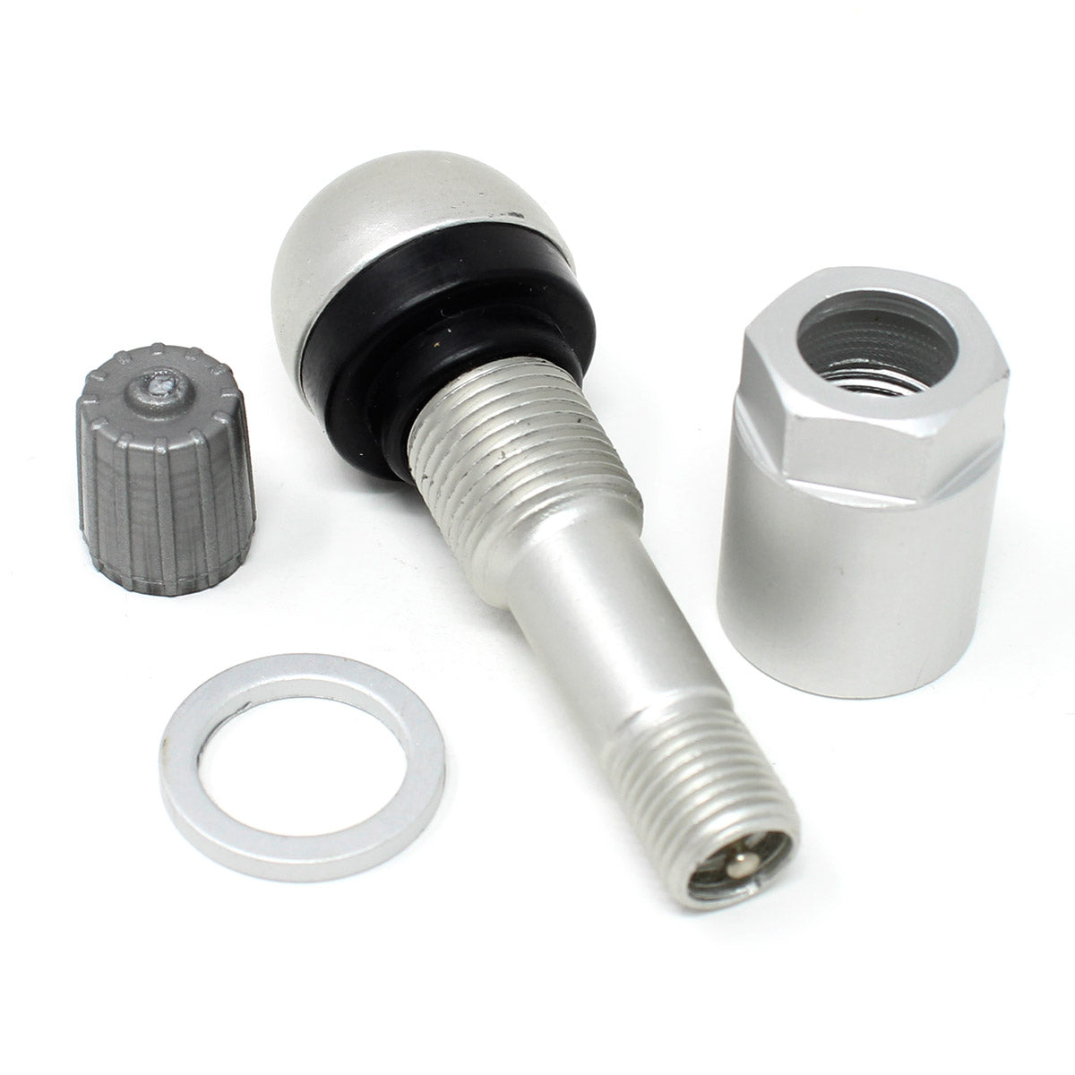TPMS Valve Stem Kit 20036 - Snap-In Style Chrome Finish