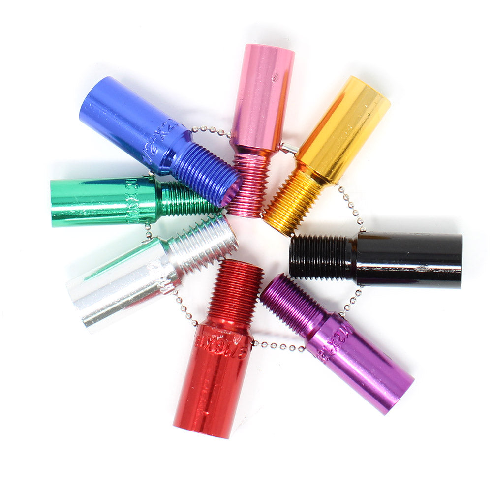 8-Piece Thread Checker Set - Male/Female Bolt/Nut Gauge Keychain Tool